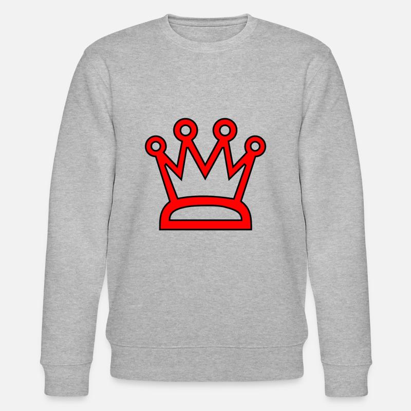 Krone - Stanley/Stella Unisex Bio-Sweatshirt CHANGER  - Grau meliert