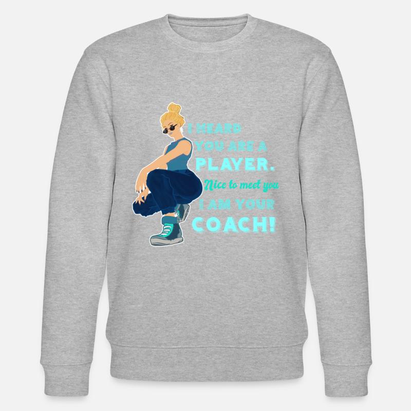 Coach - ProllyPolly - Stanley/Stella Unisex Bio-Sweatshirt CHANGER  - Grau meliert
