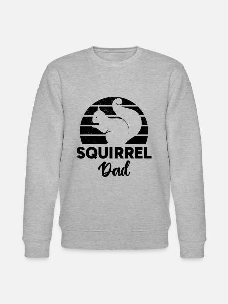 Squirrel Owner Squirrel Daddy Squirrel Dad Squirre - Stanley/Stella CHANGER Unisex Organic Sweatshirt - heather grey