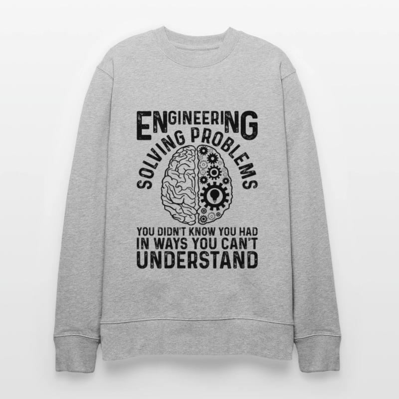 Engineer Engineering Gear Brain Technician Engine Stanley/Stella CHANGER Unisex Organic Sweatshirt