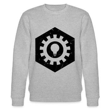 Mechanical Engineer - Engineering Gear Engineer - Stanley/Stella CHANGER Unisex Organic Sweatshirt - heather grey - Front - Nik (191cm) & Marisol (170cm)