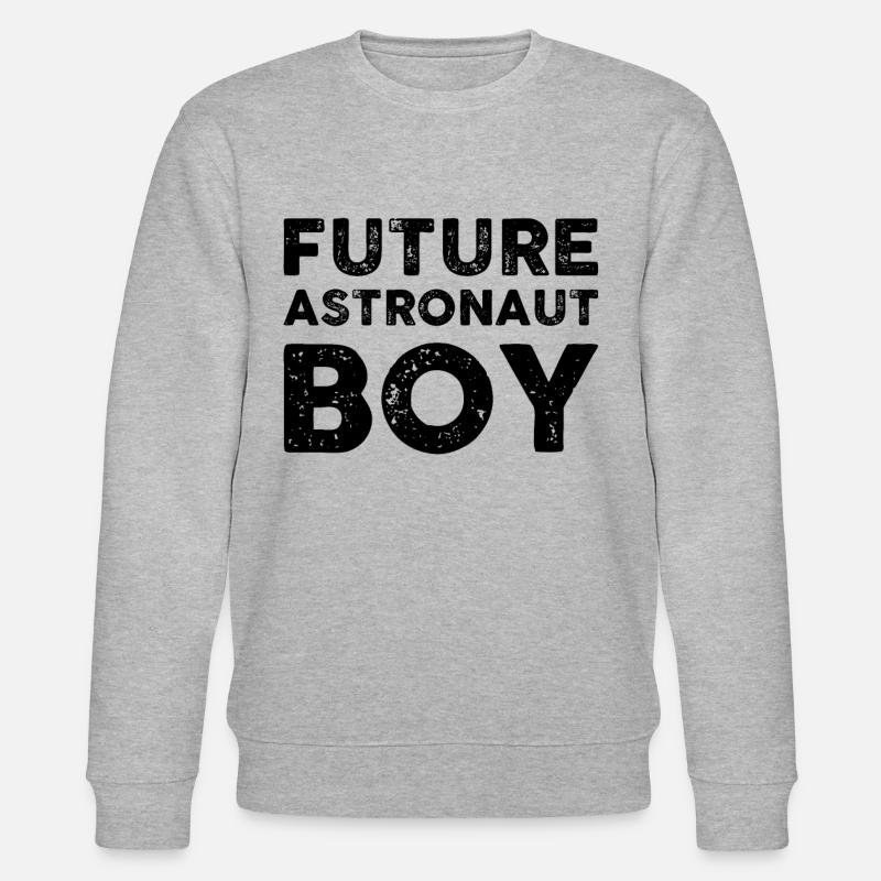 Future Astronaut Boy - Stanley/Stella Unisex Bio-Sweatshirt CHANGER  - Grau meliert