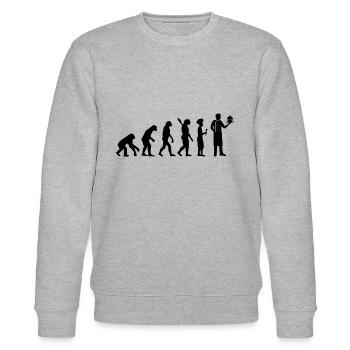 Chef Evolution Chef Cook Professional Food Cooking - Stanley/Stella Unisex Bio-Sweatshirt CHANGER  - Grau meliert - Vorne - Nik (191cm) & Marisol (170cm)