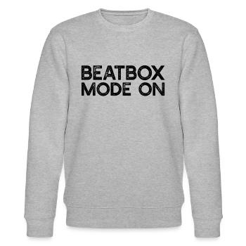 Beatboxing - Mode Beatbox activé - Sweat bio CHANGER Stanley/Stella Unisexe - gris chiné - Devant - Nik (191cm) & Marisol (170cm)