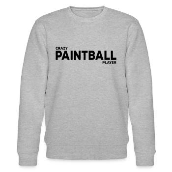 Paintballer - Joueur de paintball fou - Sweat bio CHANGER Stanley/Stella Unisexe - gris chiné - Devant - Nik (191cm) & Marisol (170cm)