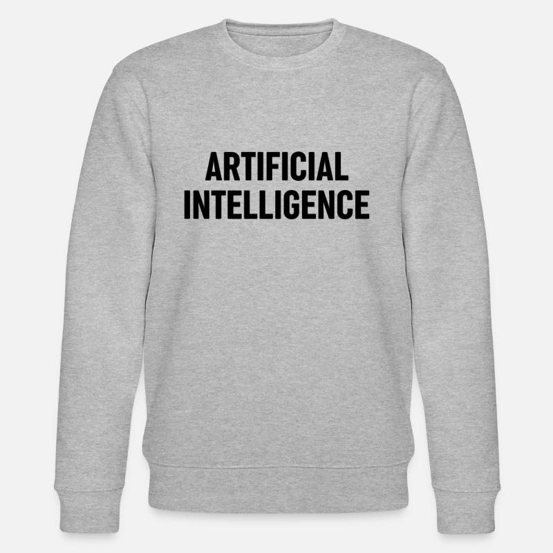 Artificial Intelligence - Stanley/Stella Unisex Bio-Sweatshirt CHANGER  - Grau meliert