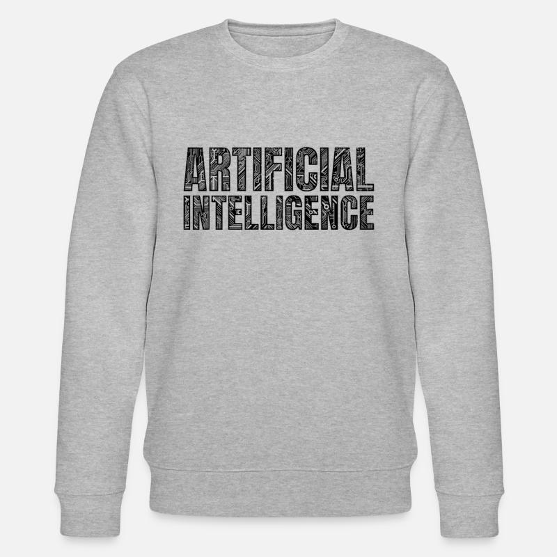 Artificial Intelligence - Stanley/Stella Unisex Bio-Sweatshirt CHANGER  - Grau meliert