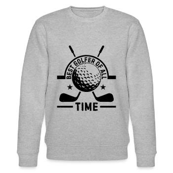 Best Golfer Of All Time - Golfing Golf Player - Stanley/Stella Unisex Bio-Sweatshirt CHANGER  - Grau meliert - Vorne - Nik (191cm) & Marisol (170cm)