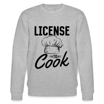 Licence pour cuisiner Chapeau de chef Cuisine Cuisine Cuisine Ki - Sweat bio CHANGER Stanley/Stella Unisexe - gris chiné - Devant - Nik (191cm) & Marisol (170cm)