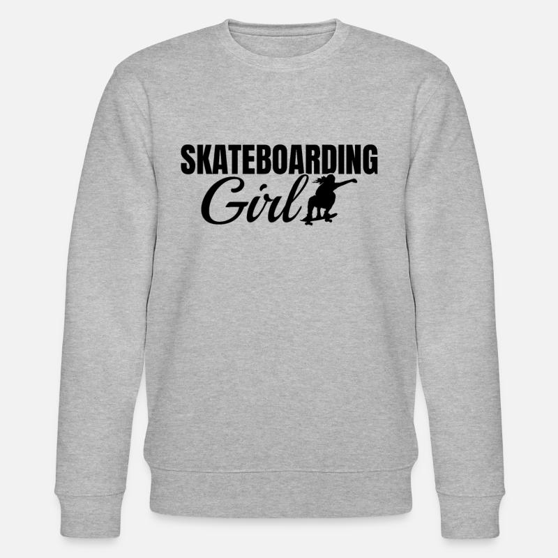 Fille de skateboard - Sweat bio CHANGER Stanley/Stella Unisexe - gris chiné