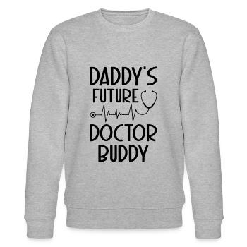 Doctor Kids - Le futur docteur de papa Buddy - Sweat bio CHANGER Stanley/Stella Unisexe - gris chiné - Devant - Nik (191cm) & Marisol (170cm)
