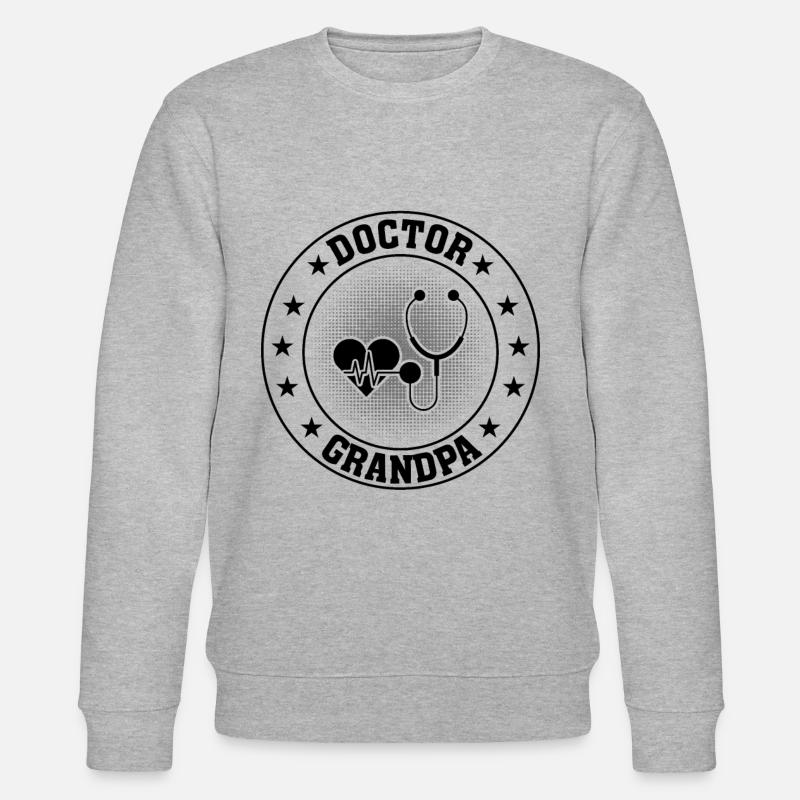 Docteur Papy - Sweat bio CHANGER Stanley/Stella Unisexe - gris chiné