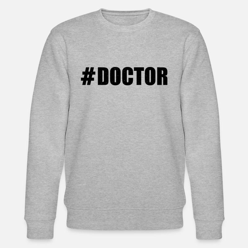 #Doctor - Sweat bio CHANGER Stanley/Stella Unisexe - gris chiné