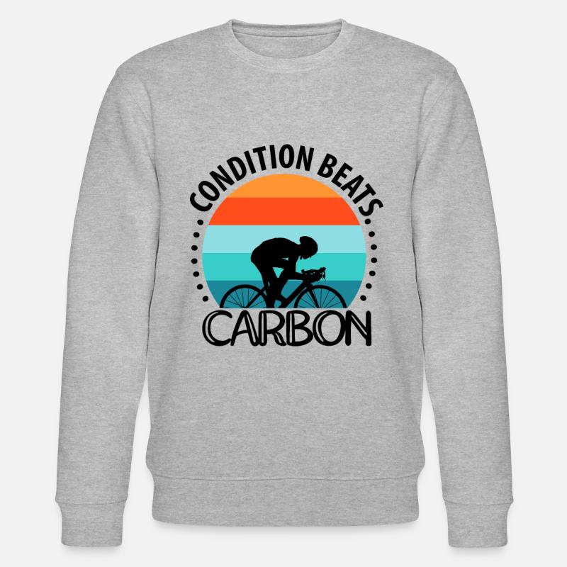L’état bat le carbone - Sweat bio CHANGER Stanley/Stella Unisexe - gris chiné