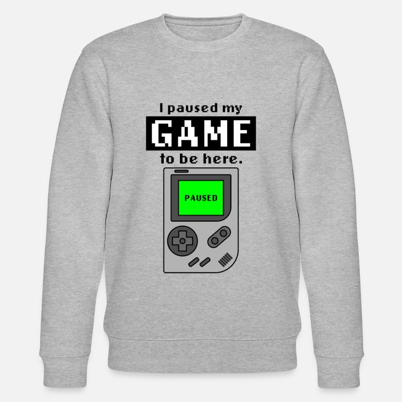 Gaming Gamers - Stanley/Stella CHANGER Unisex Organic Sweatshirt - heather grey