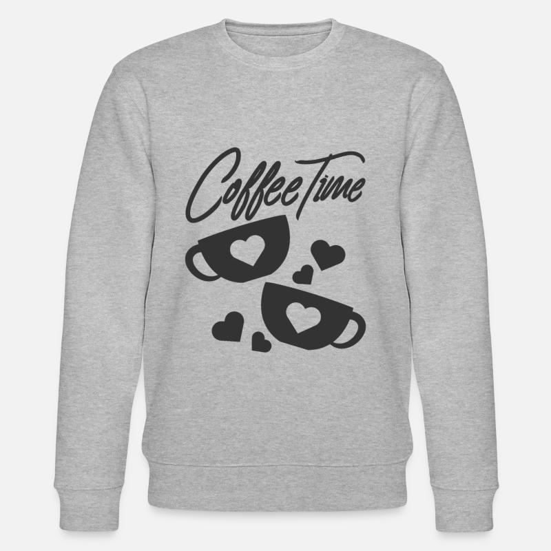 Kaffee - Stanley/Stella Unisex Bio-Sweatshirt CHANGER  - Grau meliert
