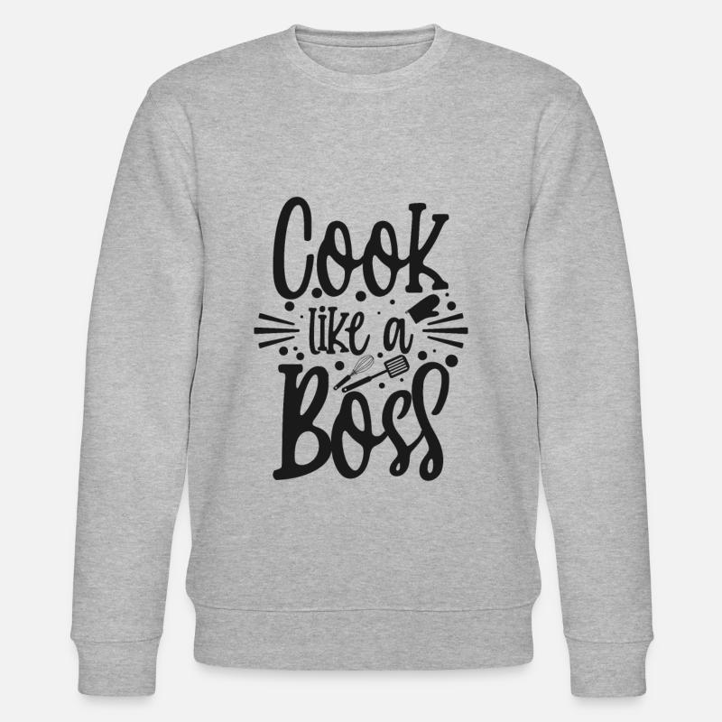 Kochen - Stanley/Stella Unisex Bio-Sweatshirt CHANGER  - Grau meliert