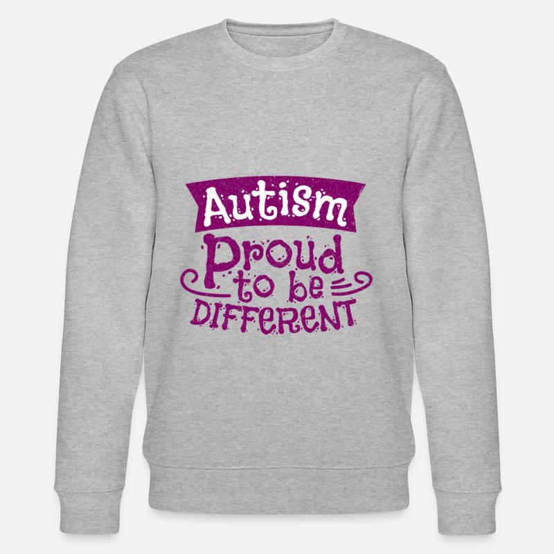 Autismus - Stanley/Stella Unisex Bio-Sweatshirt CHANGER  - Grau meliert