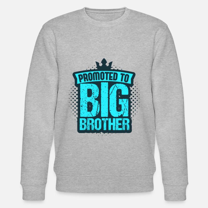 Großer Bruder - Stanley/Stella Unisex Bio-Sweatshirt CHANGER  - Grau meliert