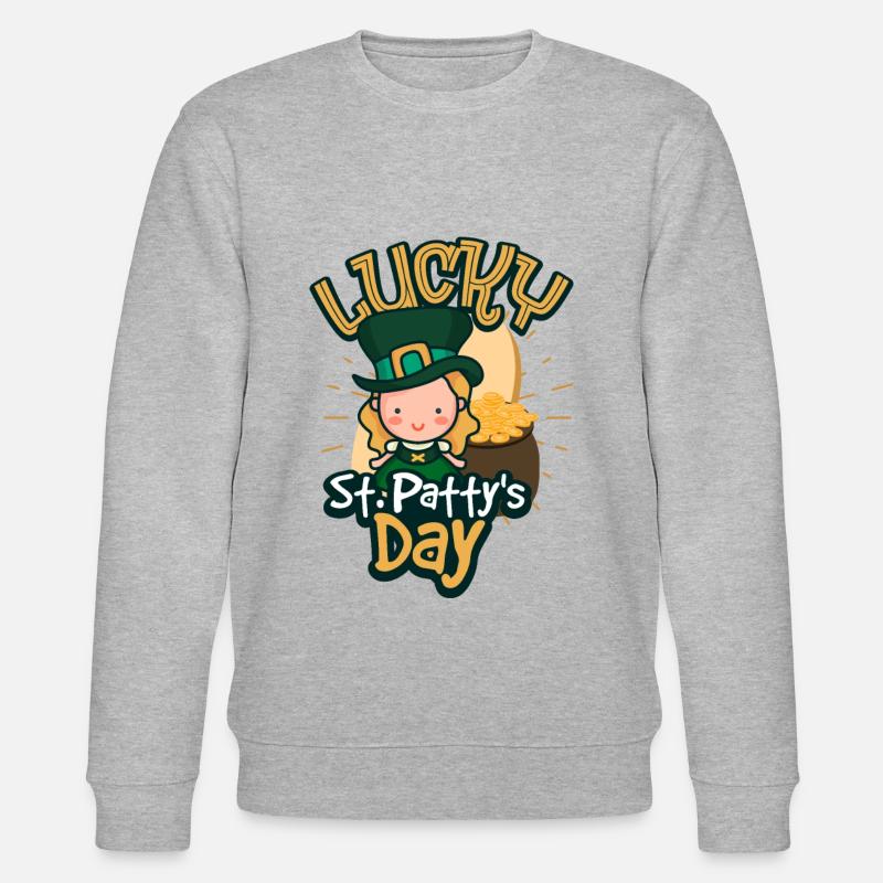 Saint-Patrick - Sweat bio CHANGER Stanley/Stella Unisexe - gris chiné