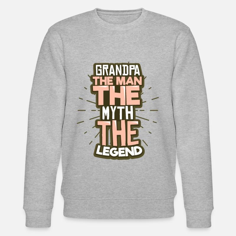 Opa - Stanley/Stella Unisex Bio-Sweatshirt CHANGER  - Grau meliert