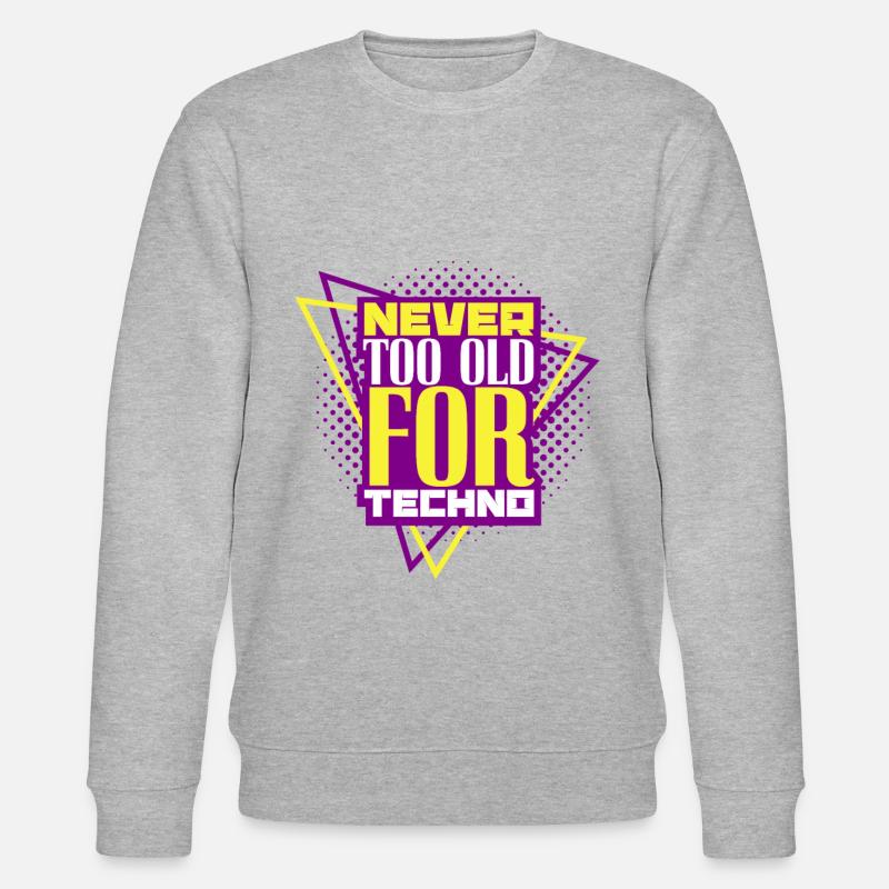 Techno - Stanley/Stella Unisex Bio-Sweatshirt CHANGER  - Grau meliert