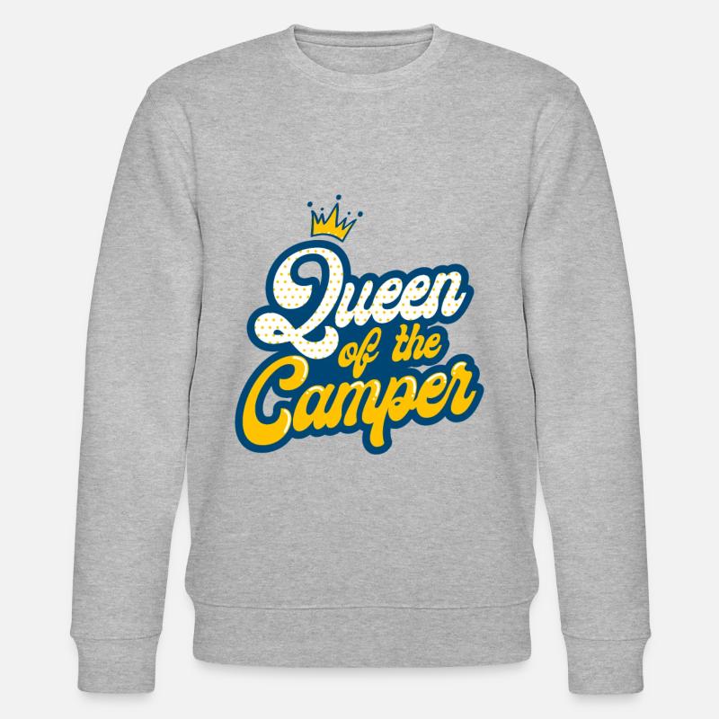 Wohnwagen Camping - Stanley/Stella Unisex Bio-Sweatshirt CHANGER - Grau meliert