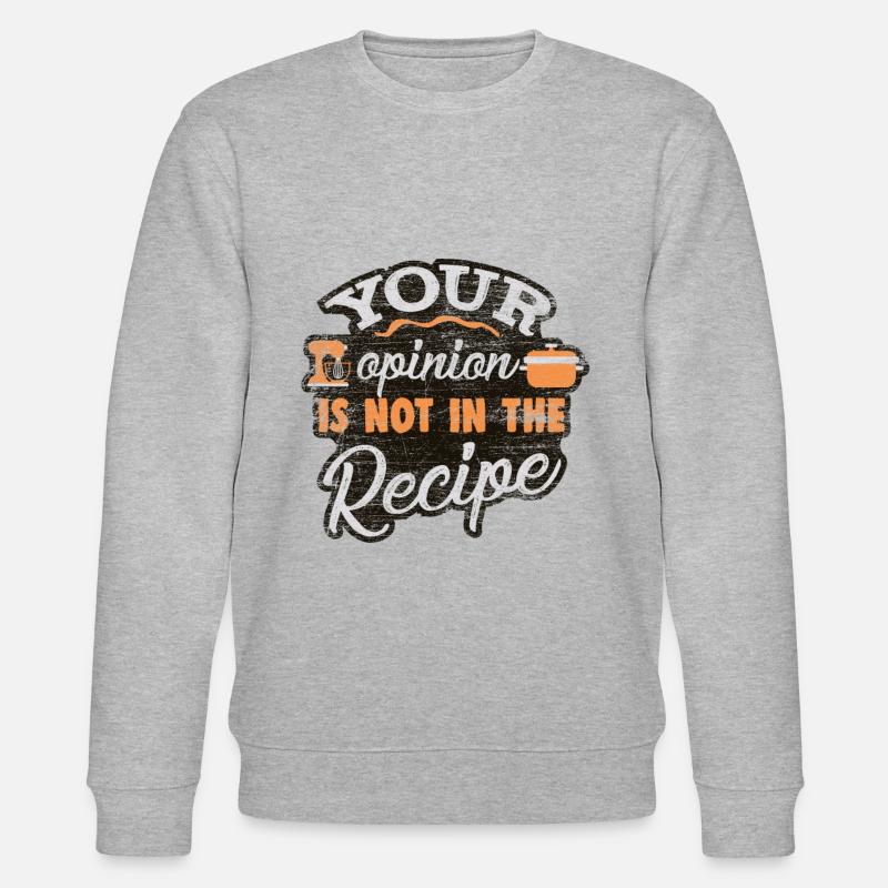 Kochen Koch - Stanley/Stella Unisex Bio-Sweatshirt CHANGER  - Grau meliert