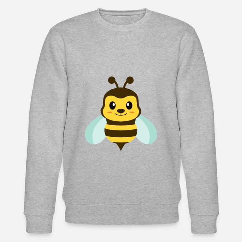 Hummel Biene - Stanley/Stella Unisex Bio-Sweatshirt CHANGER  - Grau meliert