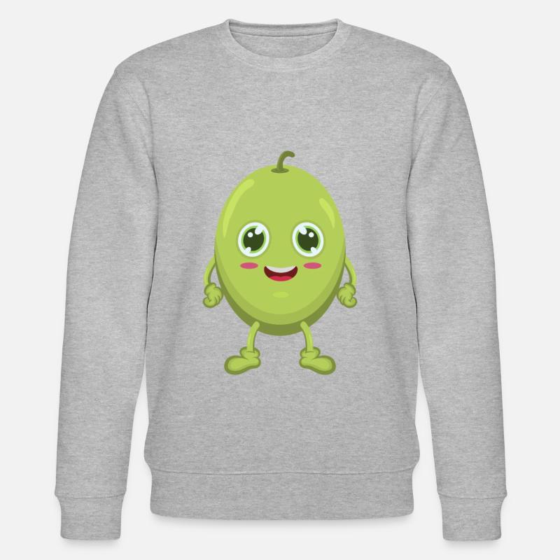 Olive - Stanley/Stella Unisex Bio-Sweatshirt CHANGER  - Grau meliert