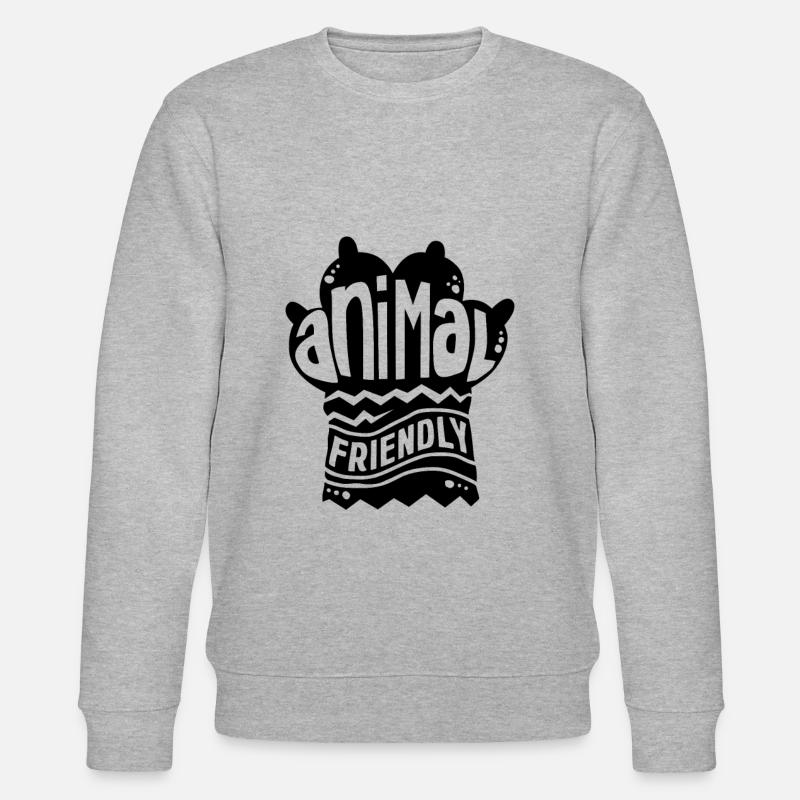 Tierfreund - Stanley/Stella Unisex Bio-Sweatshirt CHANGER  - Grau meliert