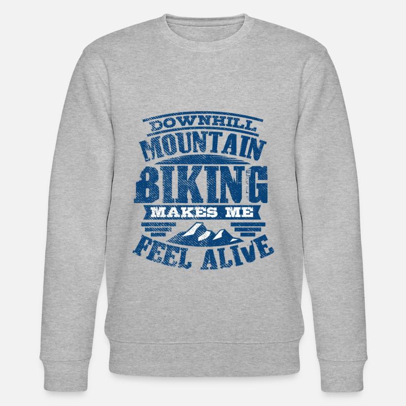 VTT de descente - Sweat bio CHANGER Stanley/Stella Unisexe - gris chiné