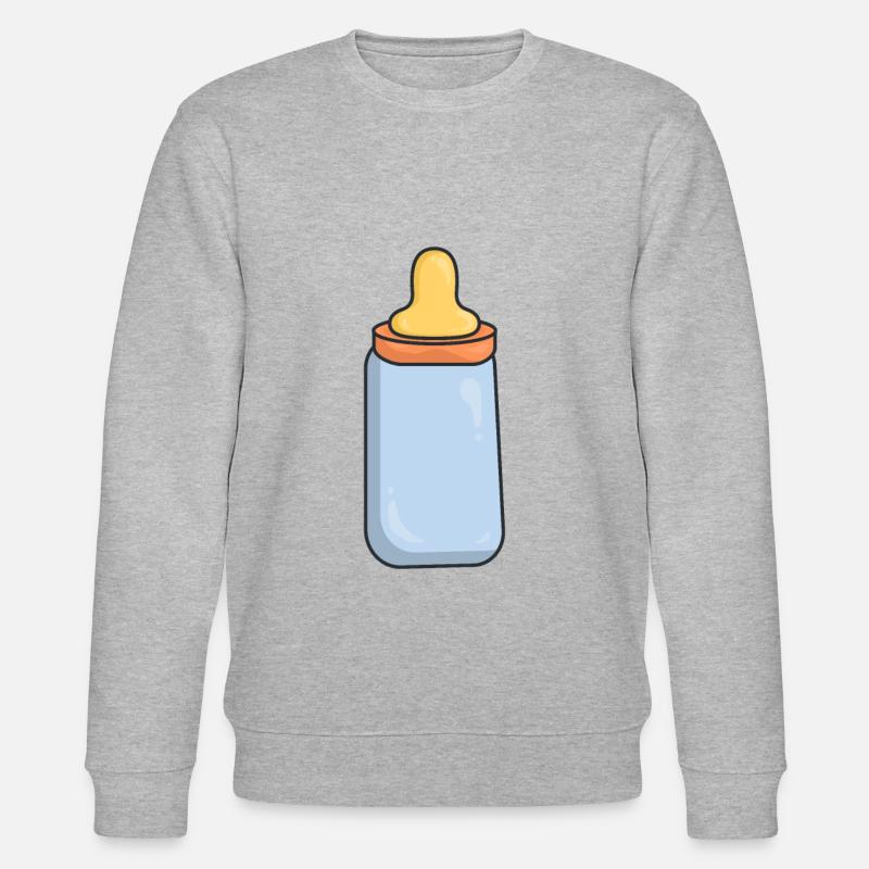 Biberon de lait - Sweat bio CHANGER Stanley/Stella Unisexe - gris chiné