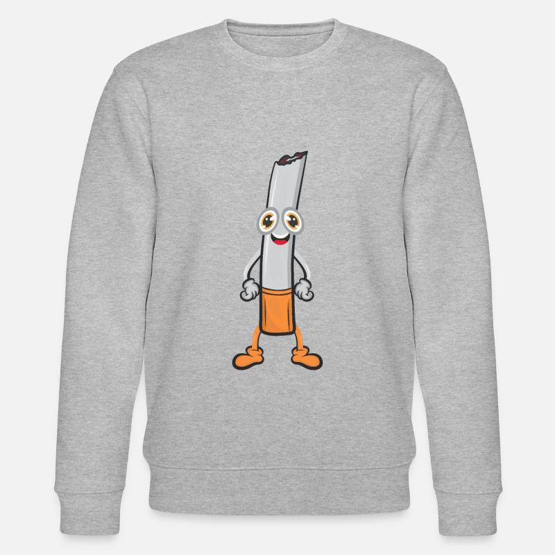 Zigarette - Stanley/Stella Unisex Bio-Sweatshirt CHANGER  - Grau meliert