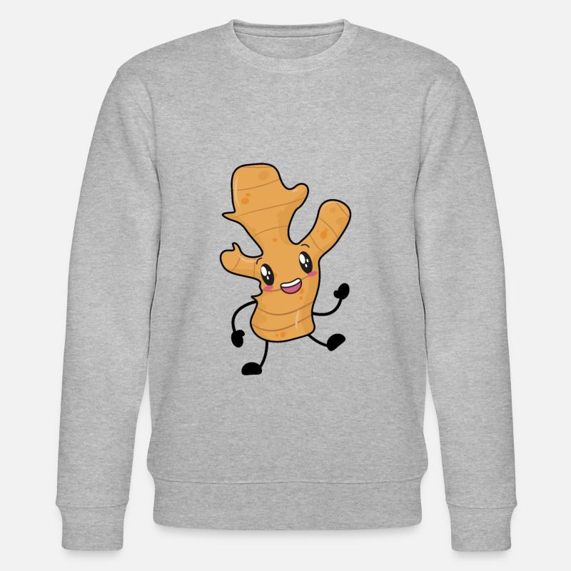 Ingwer - Stanley/Stella Unisex Bio-Sweatshirt CHANGER  - Grau meliert