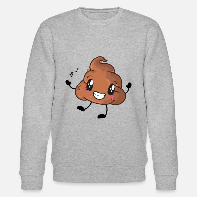 Merde tas de merde - Sweat bio CHANGER Stanley/Stella Unisexe - gris chiné