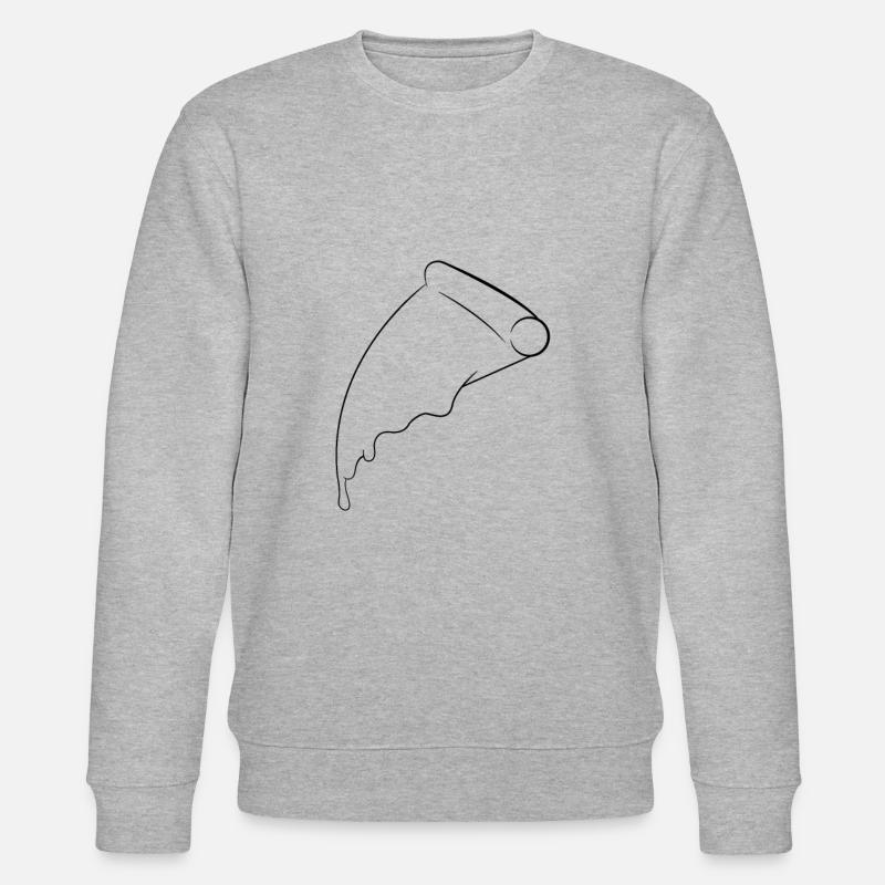 Pizza - Stanley/Stella Unisex Bio-Sweatshirt CHANGER  - Grau meliert
