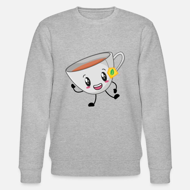 Tasse Tee - Stanley/Stella Unisex Bio-Sweatshirt CHANGER  - Grau meliert
