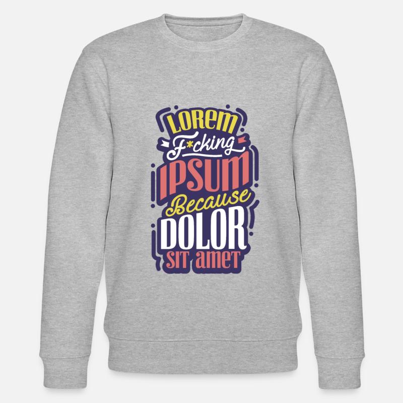 Web designer computer scientist Nerd - Stanley/Stella CHANGER Unisex Organic Sweatshirt - heather grey