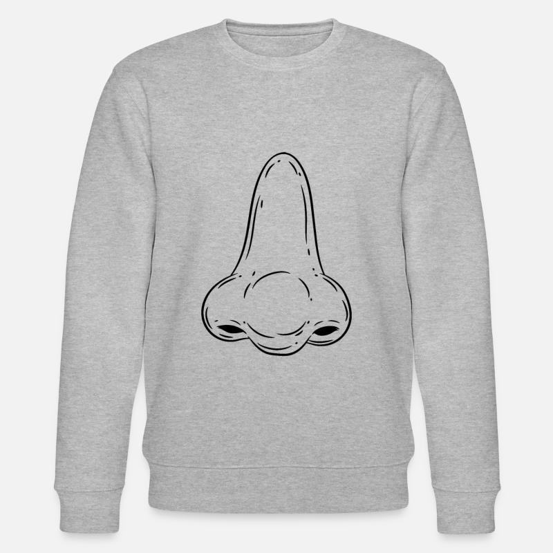 Nase - Stanley/Stella Unisex Bio-Sweatshirt CHANGER  - Grau meliert