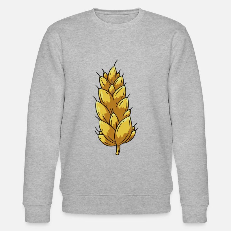 Weizen Landwirt - Stanley/Stella Unisex Bio-Sweatshirt CHANGER  - Grau meliert