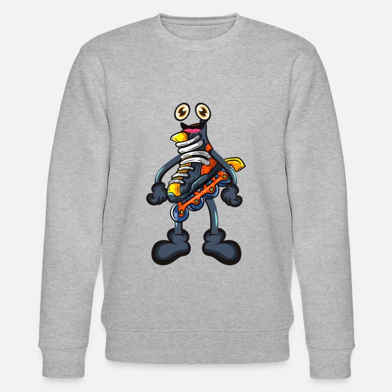 Inline Skating Inliner - Stanley/Stella Unisex Bio-Sweatshirt CHANGER  - Grau meliert