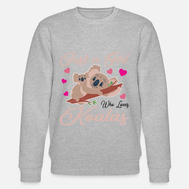 Koala Koalabär Koalas - Sweat bio CHANGER Stanley/Stella Unisexe - gris chiné