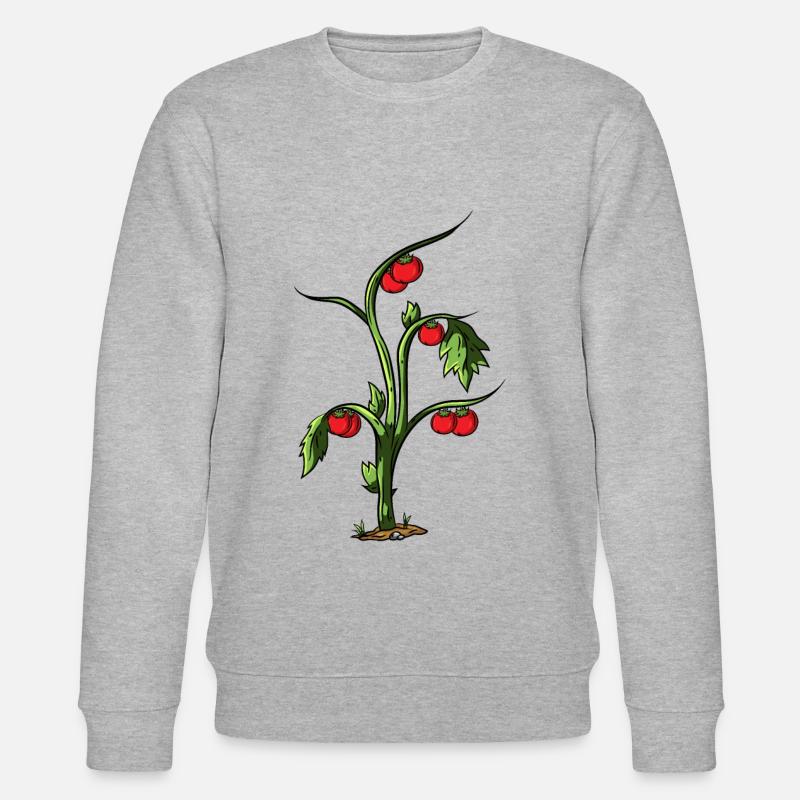 Tomate - Sweat bio CHANGER Stanley/Stella Unisexe - gris chiné