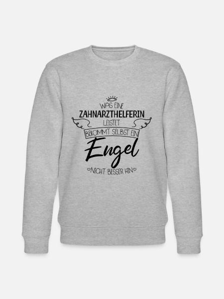Zahnarzthelferin - Stanley/Stella Unisex Bio-Sweatshirt CHANGER - Grau meliert