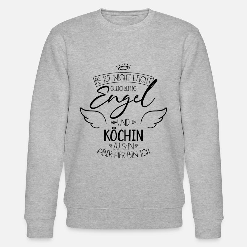 Köchin - Stanley/Stella Unisex Bio-Sweatshirt CHANGER  - Grau meliert