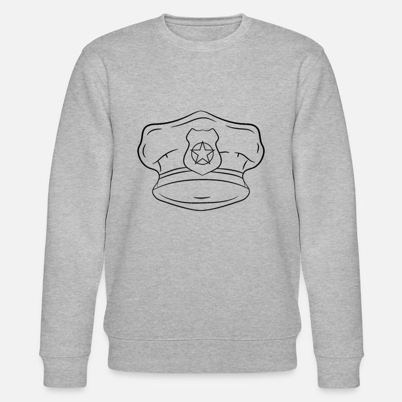 Polizei Polizist - Stanley/Stella Unisex Bio-Sweatshirt CHANGER  - Grau meliert