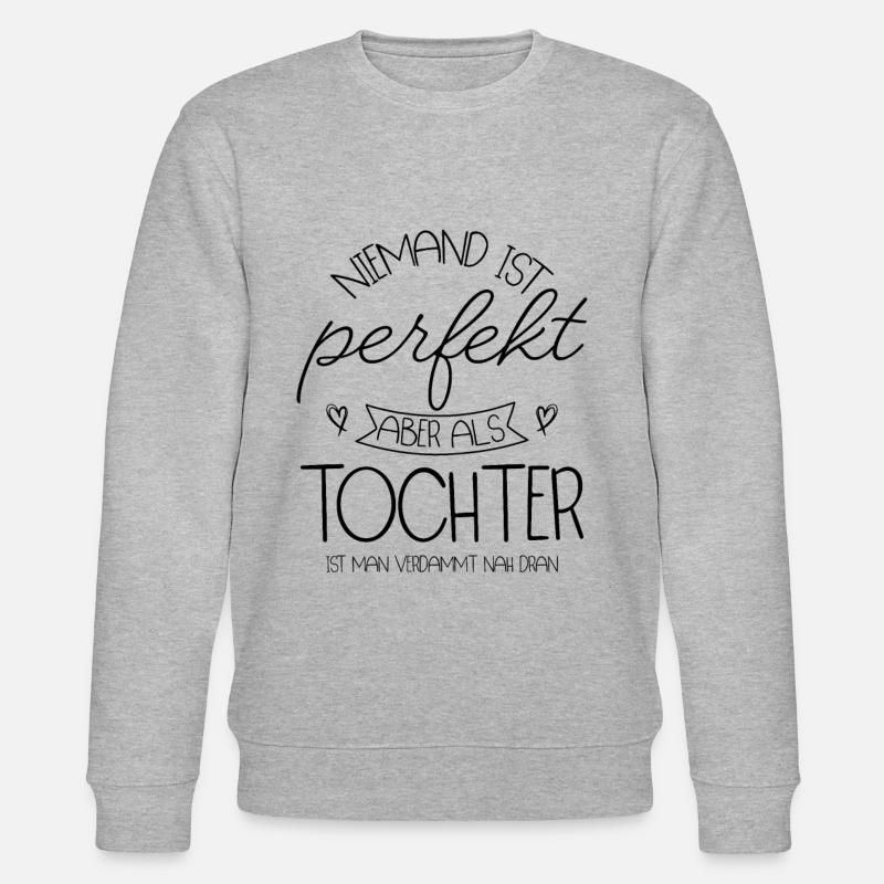 Tochter - Stanley/Stella Unisex Bio-Sweatshirt CHANGER  - Grau meliert