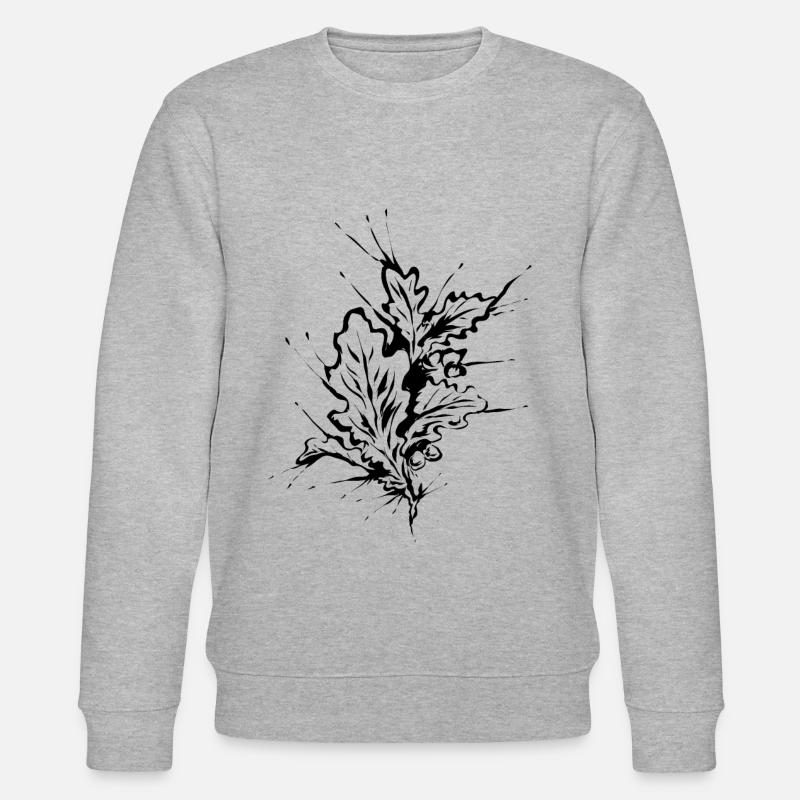 Eichen Eichenblatt - Stanley/Stella Unisex Bio-Sweatshirt CHANGER  - Grau meliert