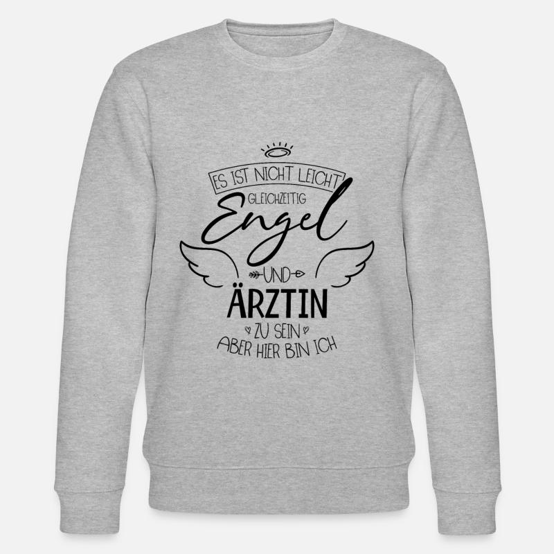 Ärztin - Stanley/Stella Unisex Bio-Sweatshirt CHANGER  - Grau meliert